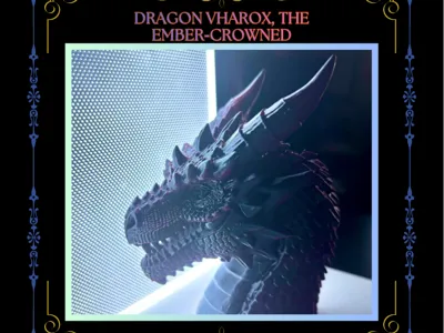 Dragon Vharox, the Ember‑Crowned