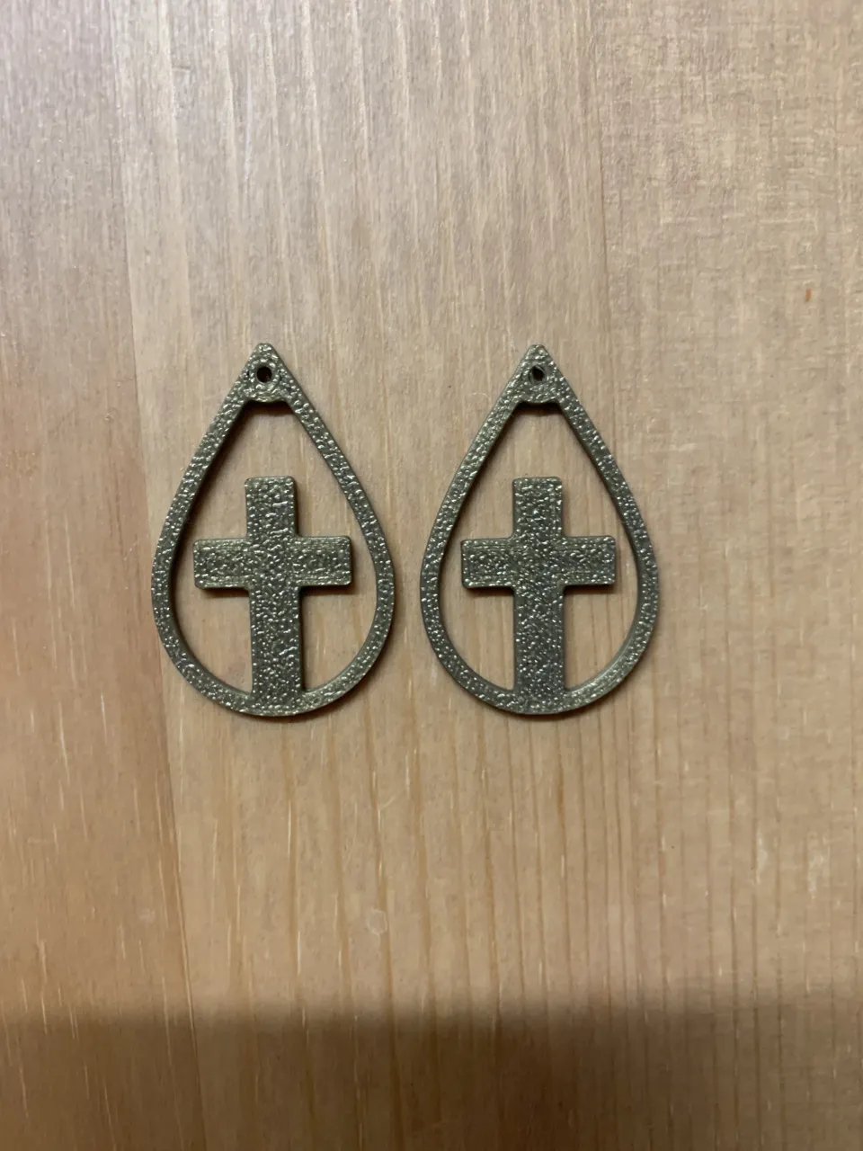 Cross Earrings view 2