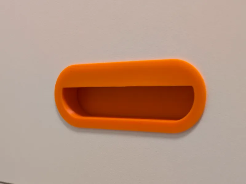 Recessed Handle for 5/8" Melamine Panel