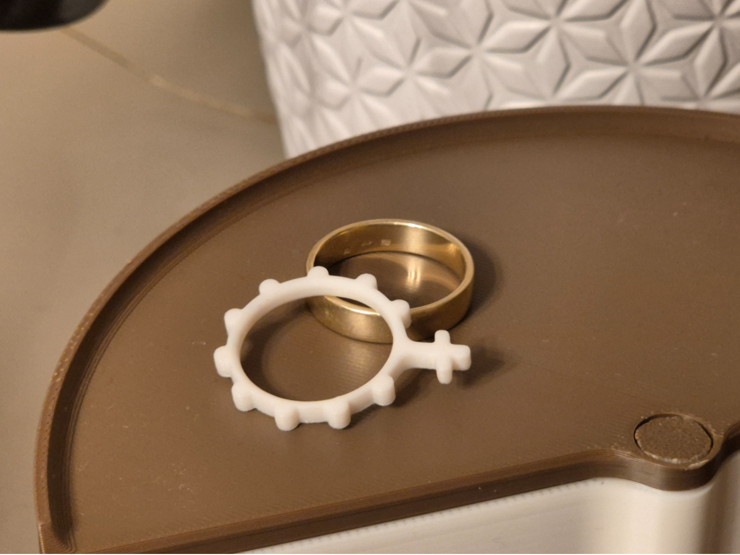 Finger Rosary Ring – Minimal Super Light
