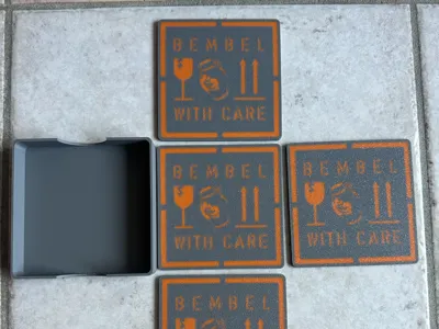 Bembel with Care Apple Wine Coaster