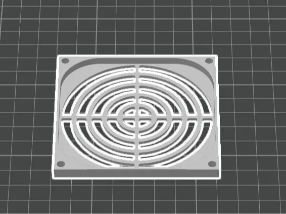 Lüftergitter & Filter/Fan grille & filter 80 x 80