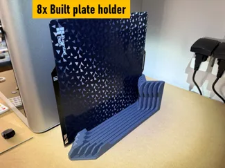 8x Built Plate Holder / Bauplattenhalter