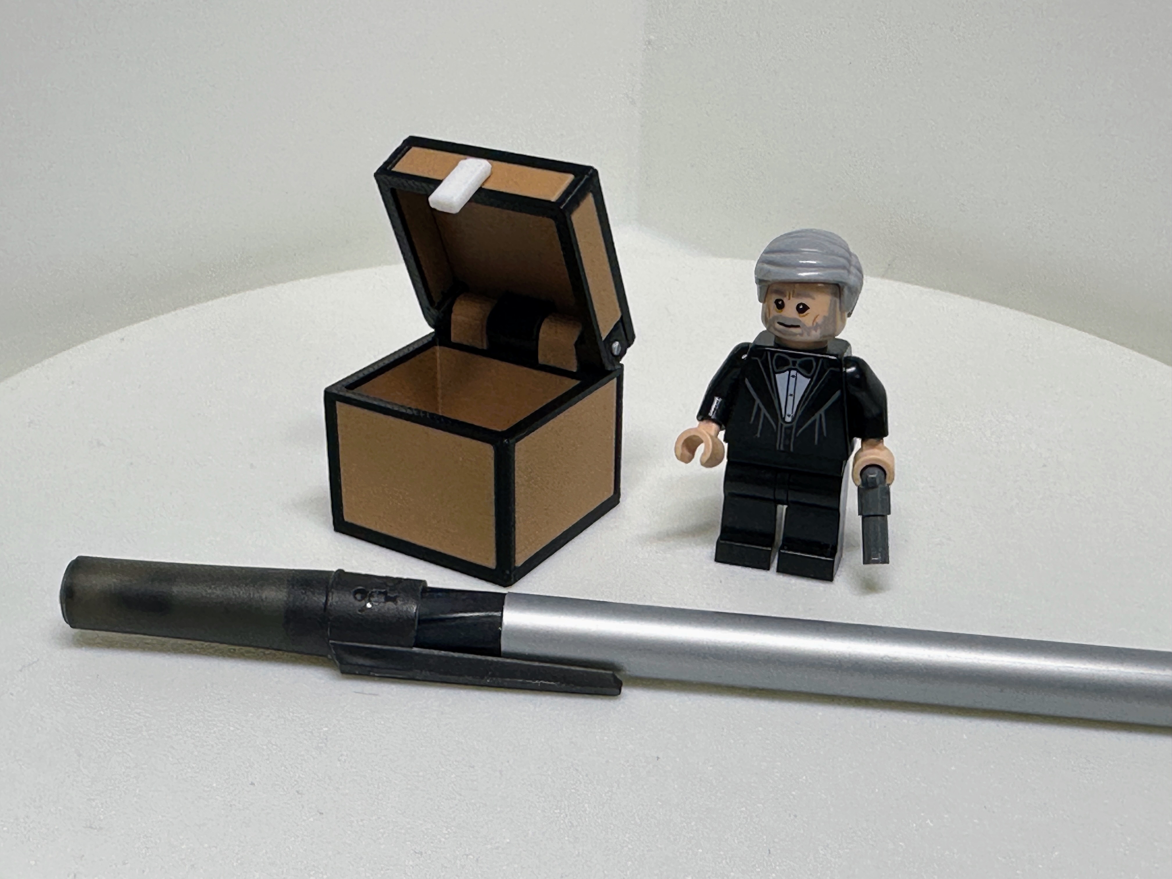 Miniatura 4 do modelo 3D Minecraft Chest Articulated