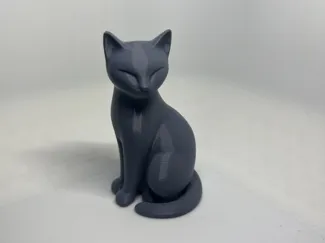 Modern Cat Sculpture Decor #2