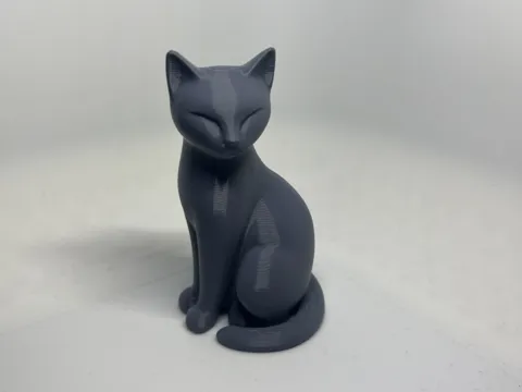 Modern Cat Sculpture Decor #2