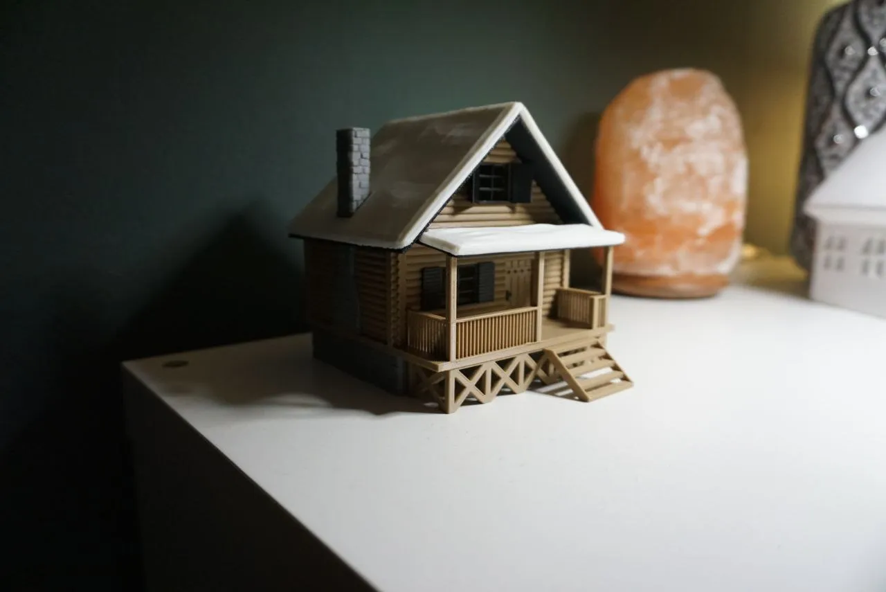 Wood cabin view 4