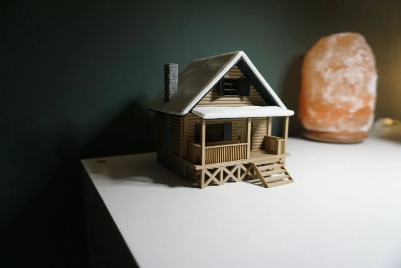 Wood cabin view 3