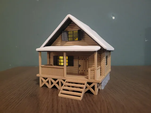 Wood cabin