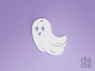 Ghost IV (One Color) Keychain or Earring