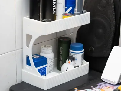 Double-Layer Storage Rack