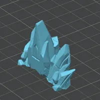 Crystals 0.2mm layer, 1 walls, 100% infill