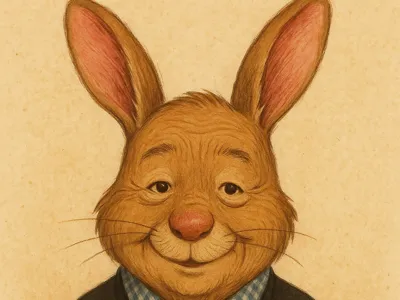 Easter Grandpa (old & sweet Easter bunny)