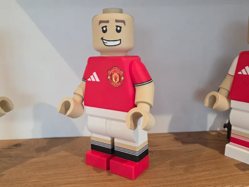 Manchester United F.C Brick Football Figure