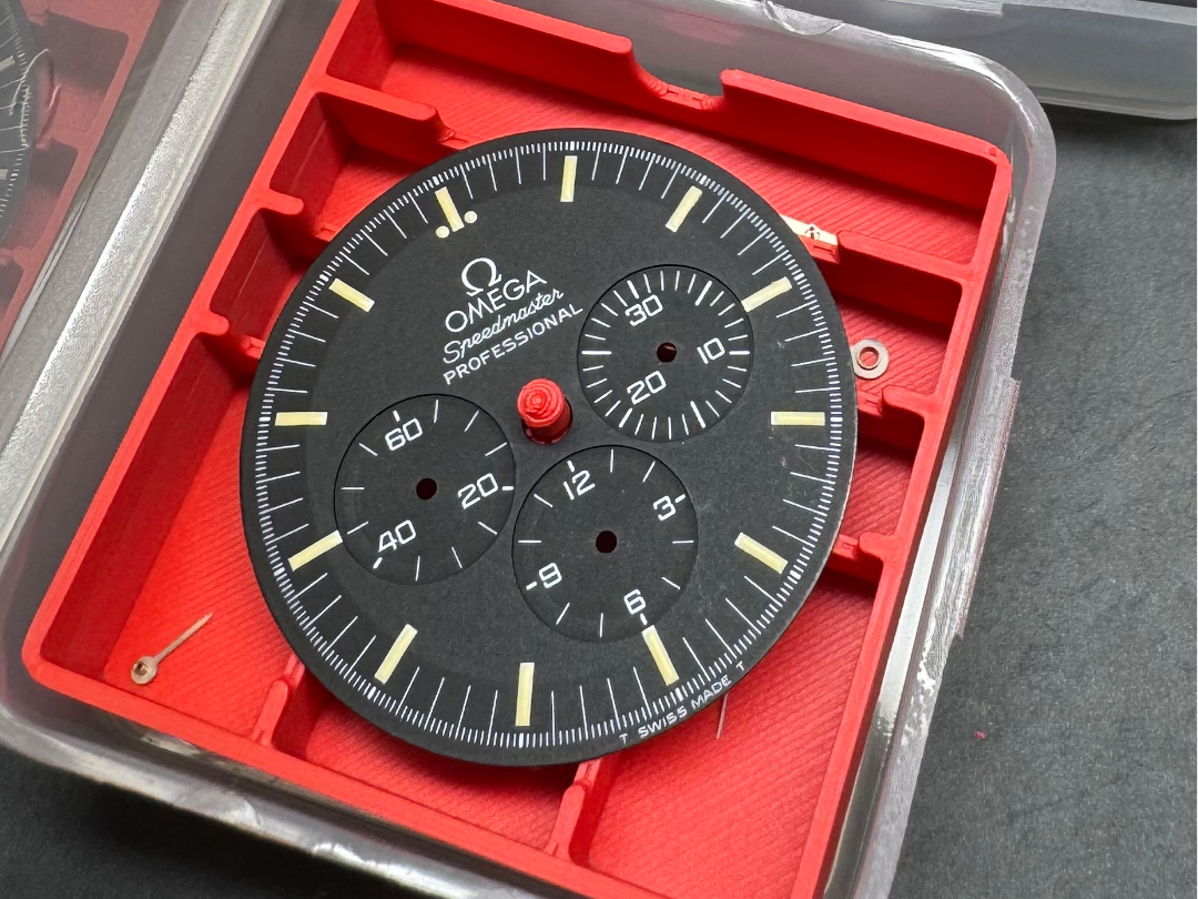 Parts Tray for chronograph dial and hands 