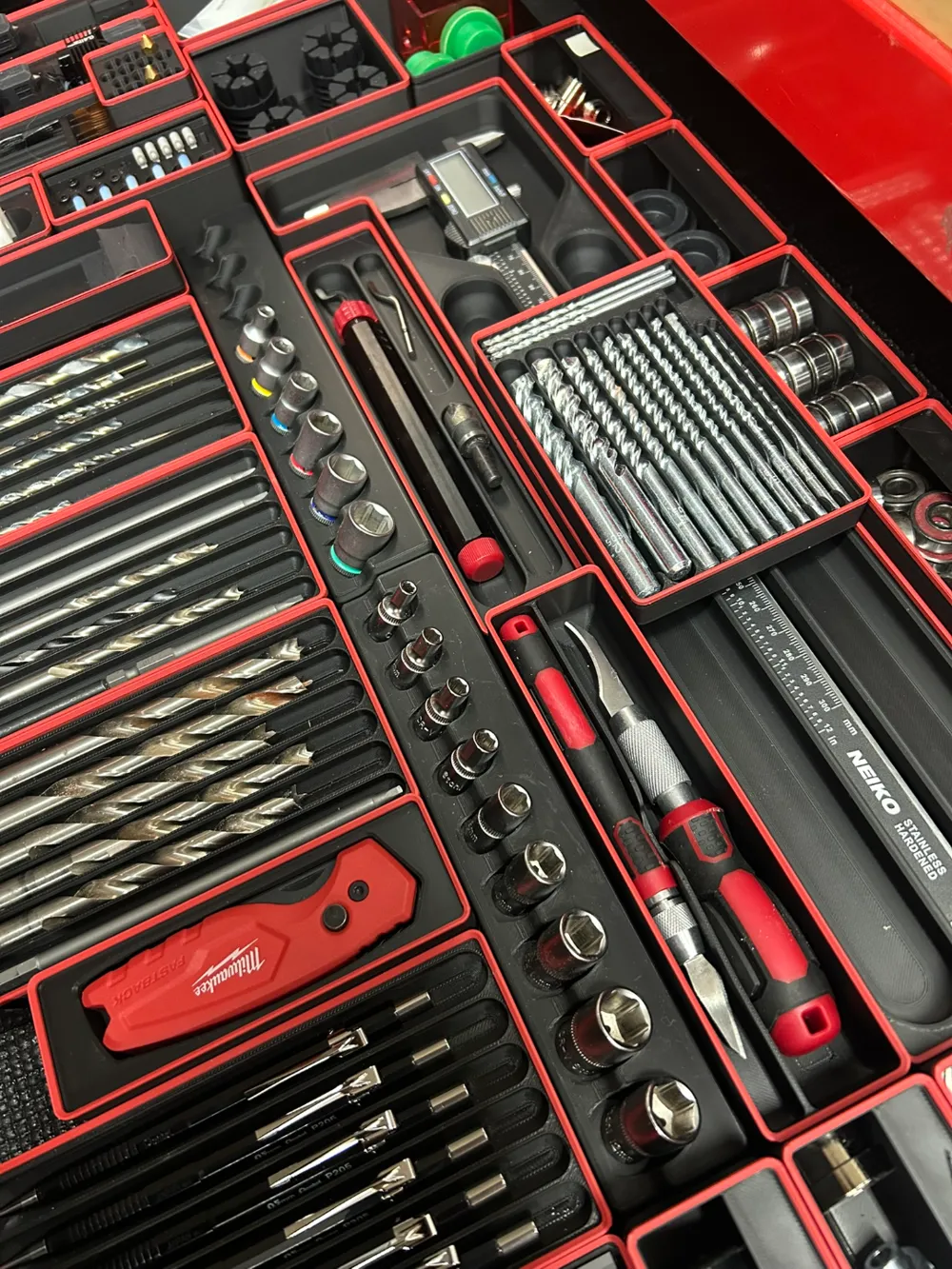 Gridfinity Tray for Bosch Masonry Drill Bits by schuylab - MakerWorld