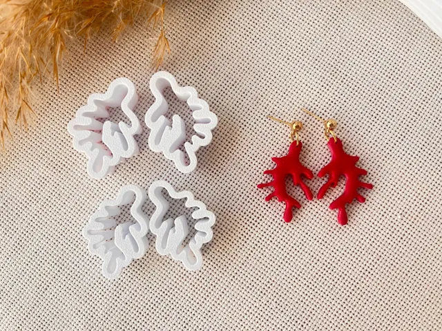 Polymer Clay Earring Mold 67