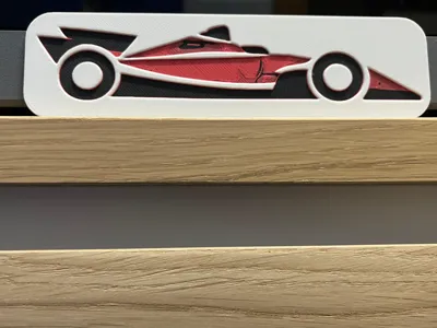 F1 Car Bookmark
