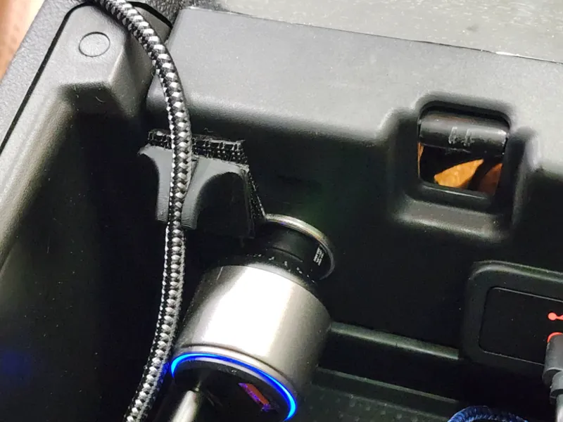 Car Center Console Cord Holder