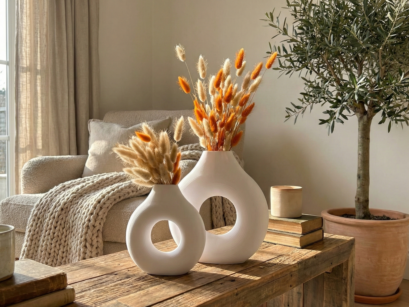Modern Minimalist "Donut" Vase