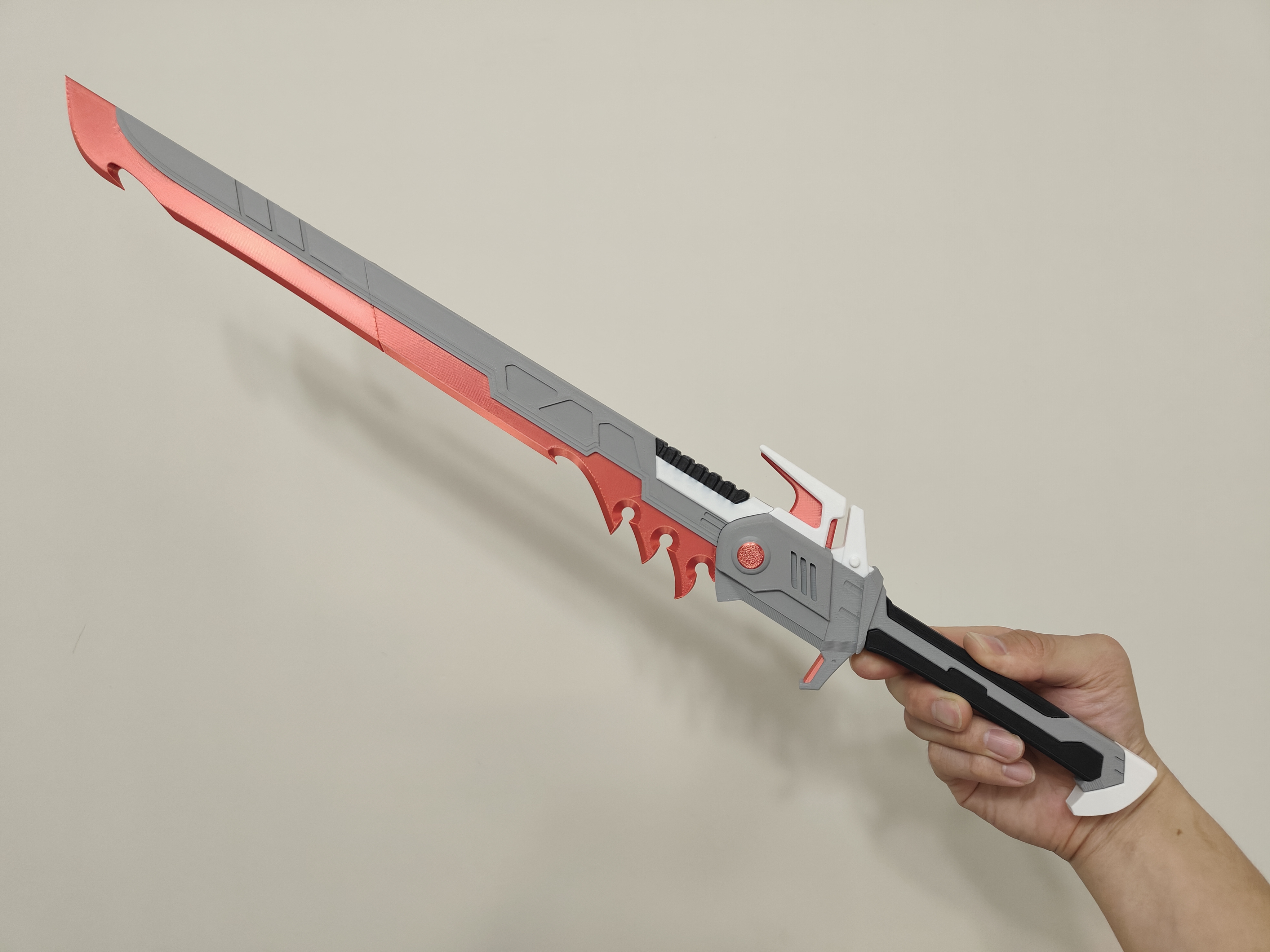 Miniatura 2 do modelo 3D 科幻风格短刀多色打印重制版