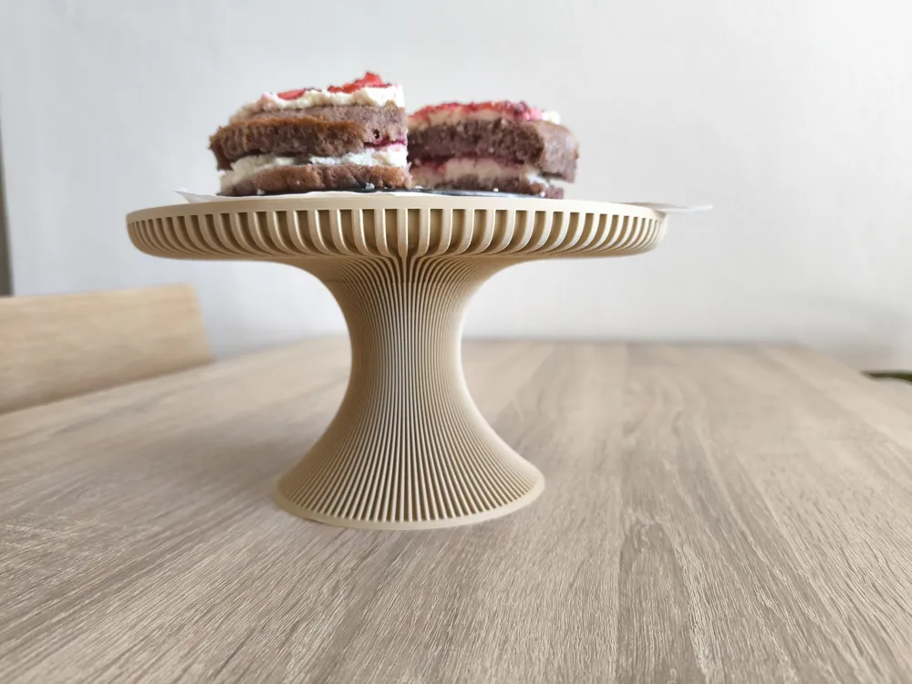 Japandi Cake Stand / Snacks Stand / Photo Stand - Free 3D Print Model ...