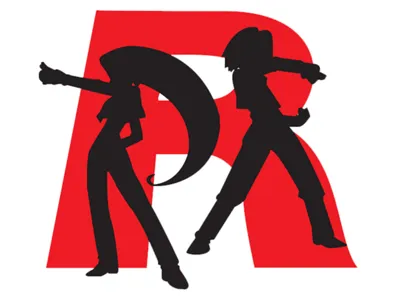 Simple Team Rocket Poster - 3 color Hueforge