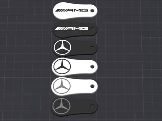 Einkaufswagenchip Mercedes-AMG Schlüsselanhänger