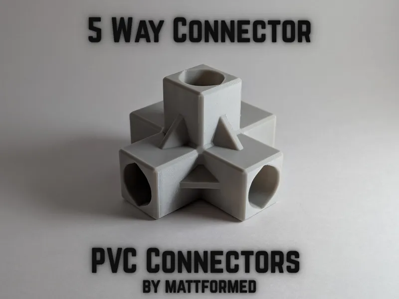 PVC 5 Way Connector (All Sizes)