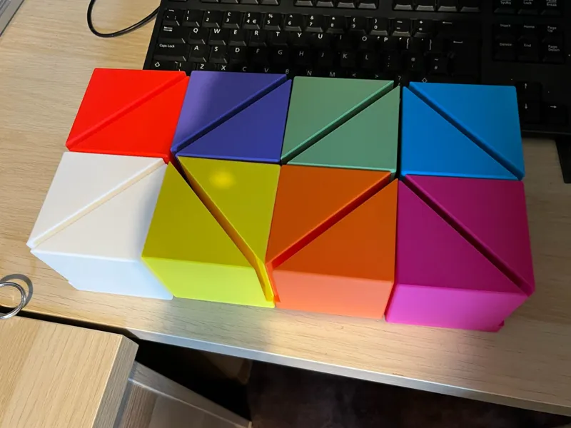 Table Menu Cube with Magnet