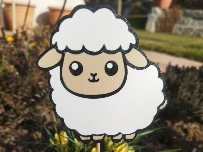 Sheep - Easter flower pot decoration
