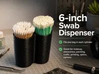 6-inch Bamboo Swab Dispenser (original)