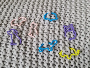Letrero o emblema decorativo: Animal Stitch Marker Collection (6 Unique Shapes) — vista de referencia 4