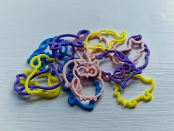 Letrero o emblema decorativo: Animal Stitch Marker Collection (6 Unique Shapes) — vista de referencia 3
