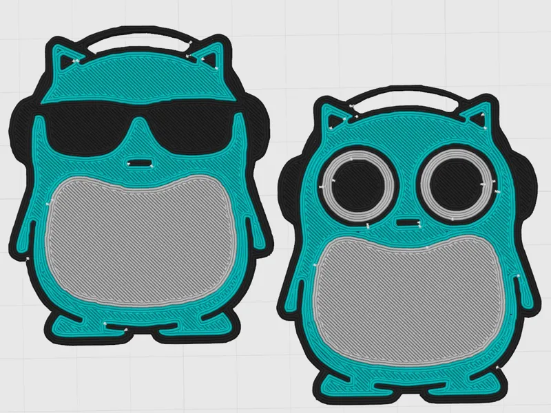 Blue HamHam Magnets