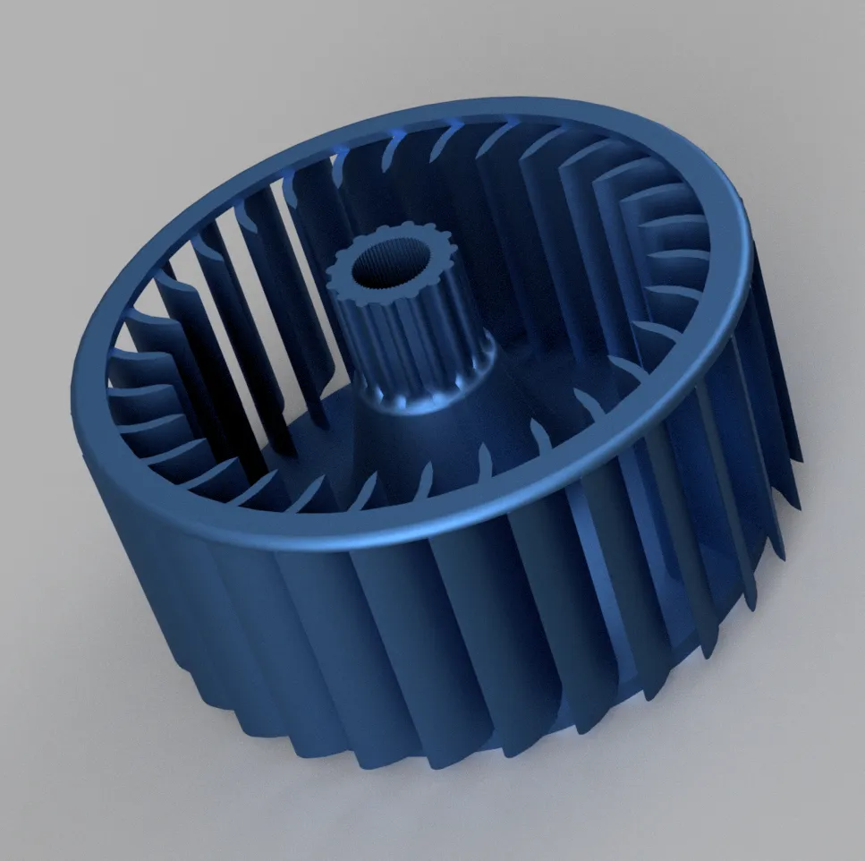Beken MCDD8WH Dryer Turbine - Free 3D Print Model - MakerWorld