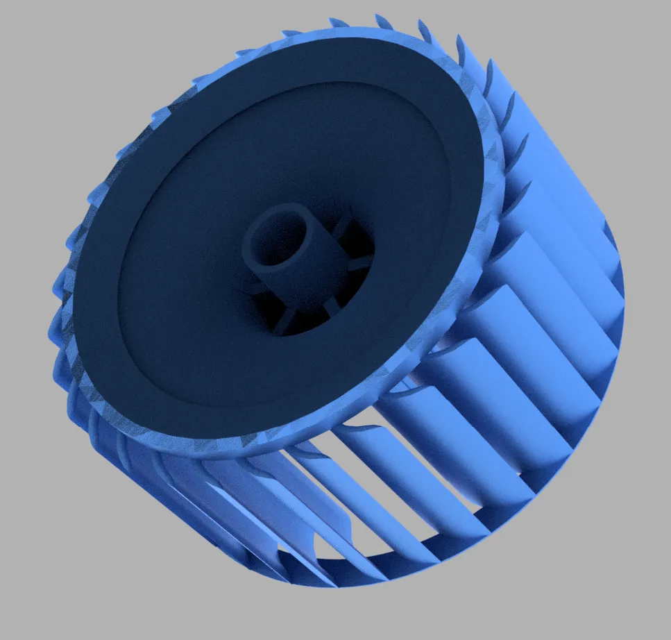 Beken MCDD8WH Dryer Turbine - Free 3D Print Model - MakerWorld