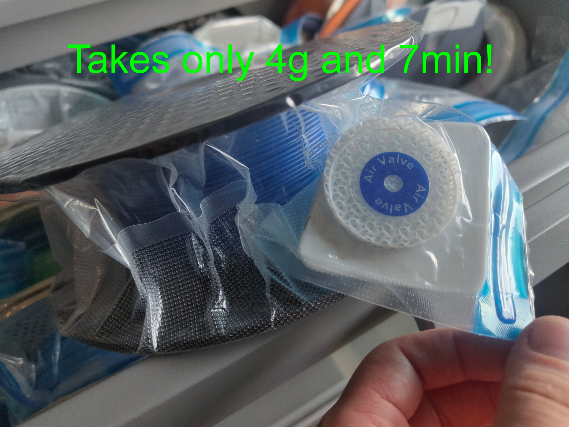 Vacuum bag ring with auto alignment (ONLY 4g)