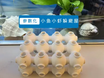 Parametric Small Fish and Shrimp Hideout
