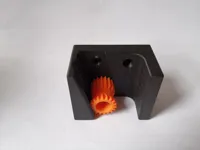 0.2mm layer, 3 walls, 15% infill, reinforced gear