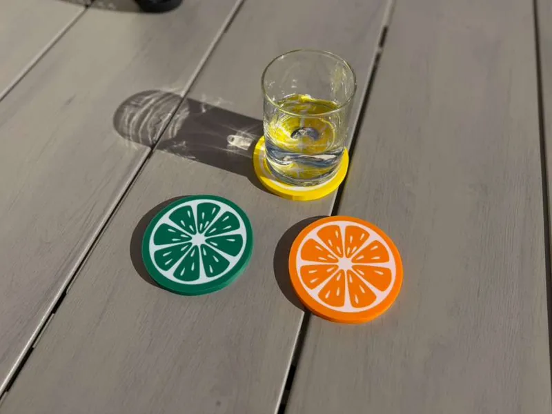 Citrus Slice Coaster!!