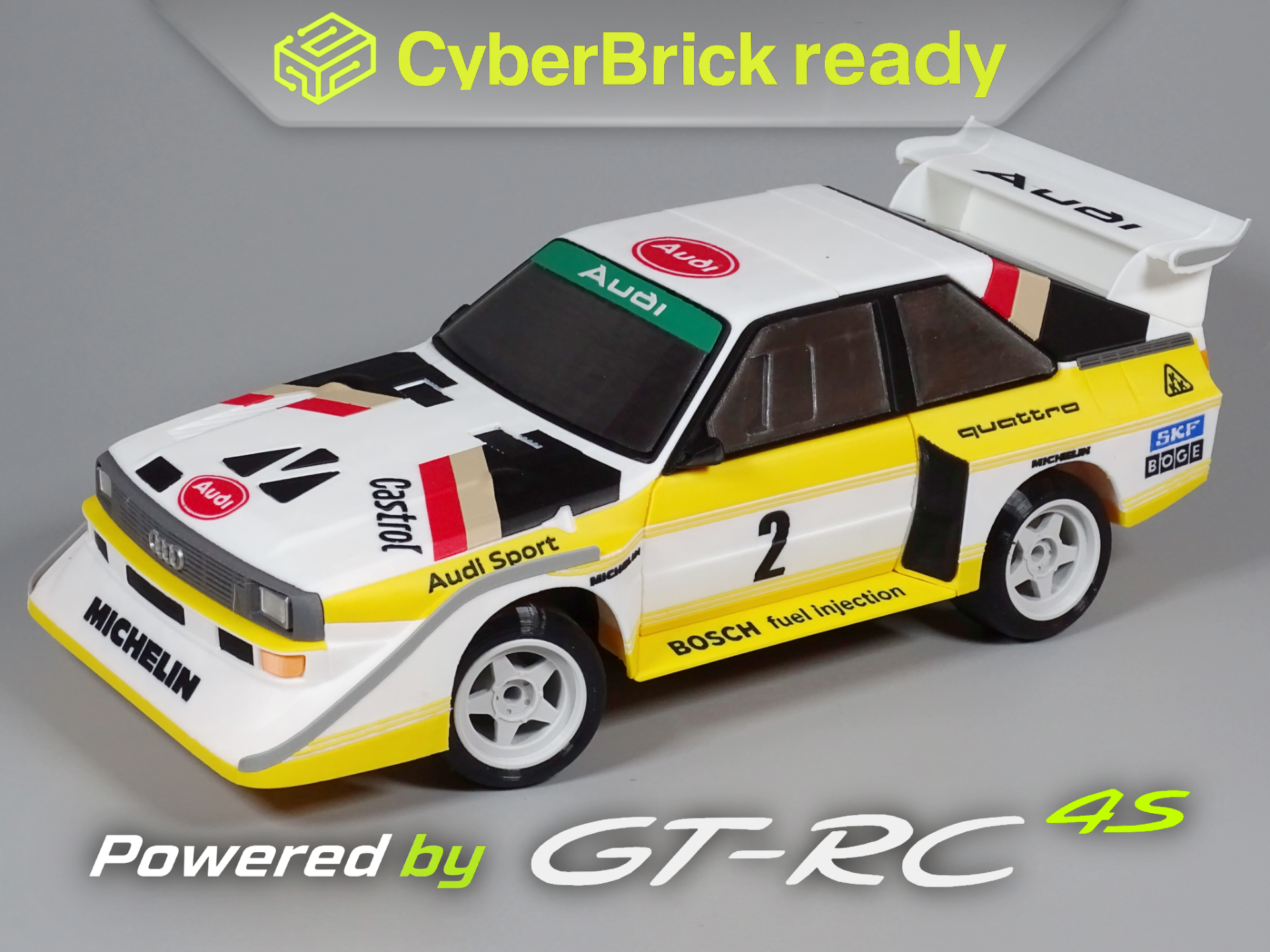 RC 1/12 Audi Sport Quattro S1 E2 (GT-RC)