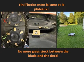 Cache lames pour herbe Mammotion LUBA