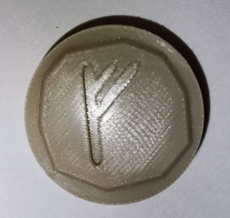 Fehu Pendant Center