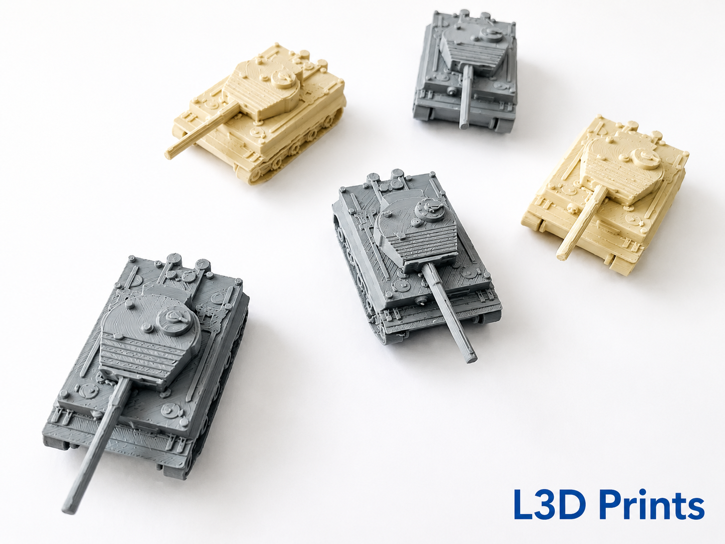 Mini Tiger 1 Tank By L3D Prints
