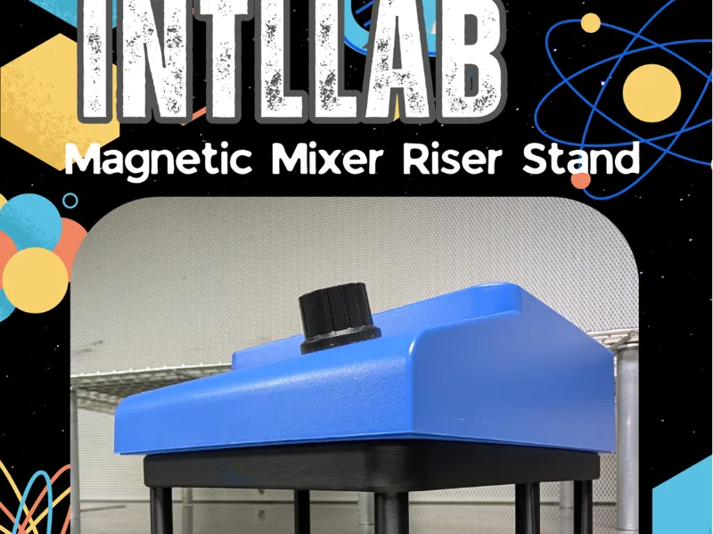 INTLLAB Magnetic Mixer Riser Stand