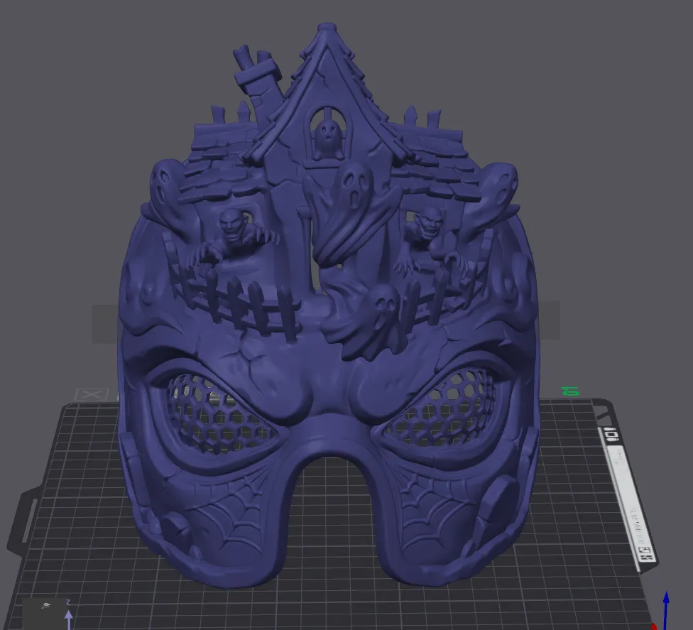 Ghouls and Ghosts Mask - Free 3D Print Model - MakerWorld
