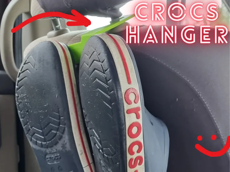 In Car Crocs Drier + Hanger