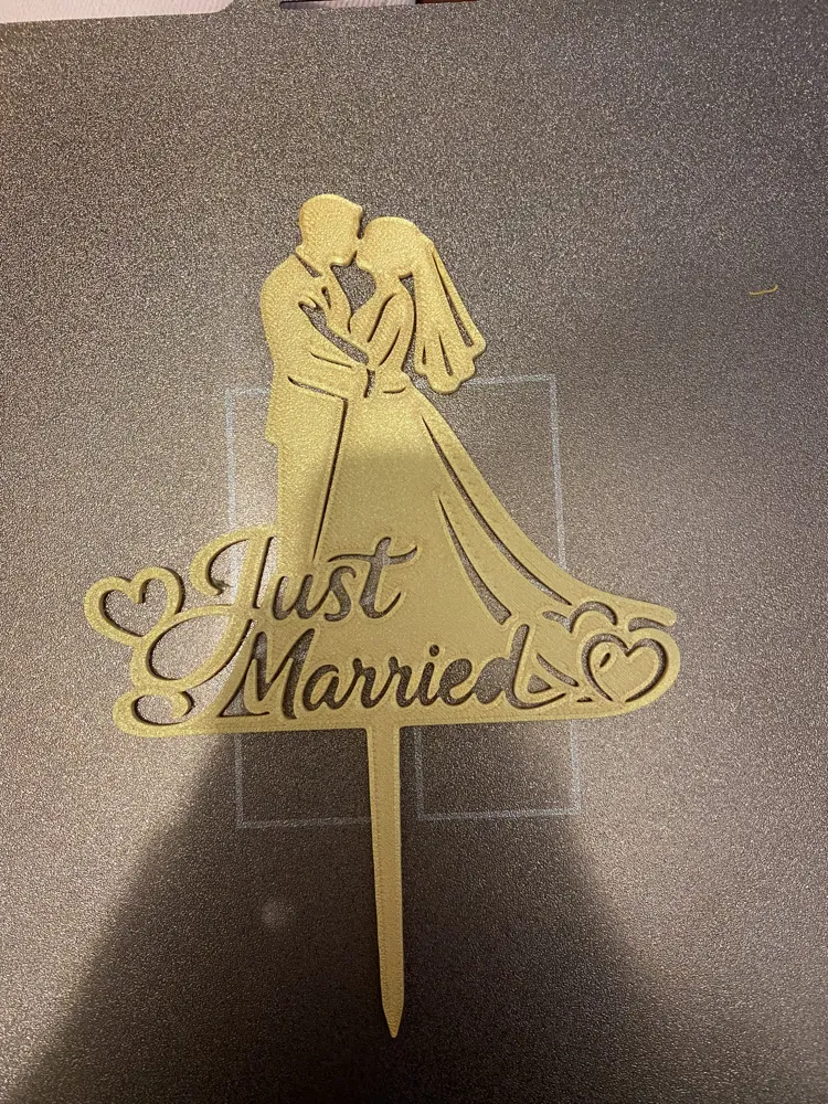 Wedding Topper – Cake / Flower Decoration - Free 3D Print Model ...