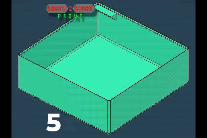 5x5x10 Bin | Lable | Gridfinity | Deskorganizer | Tool | select2stertPrint